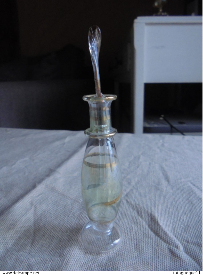 Ancien - Fiole à Parfum En Verre Soufflé - Verre & Cristal