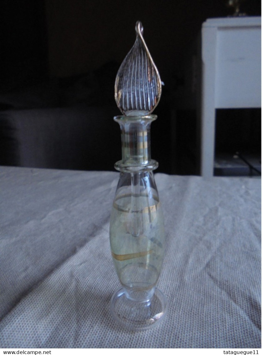 Ancien - Fiole à Parfum En Verre Soufflé - Verre & Cristal