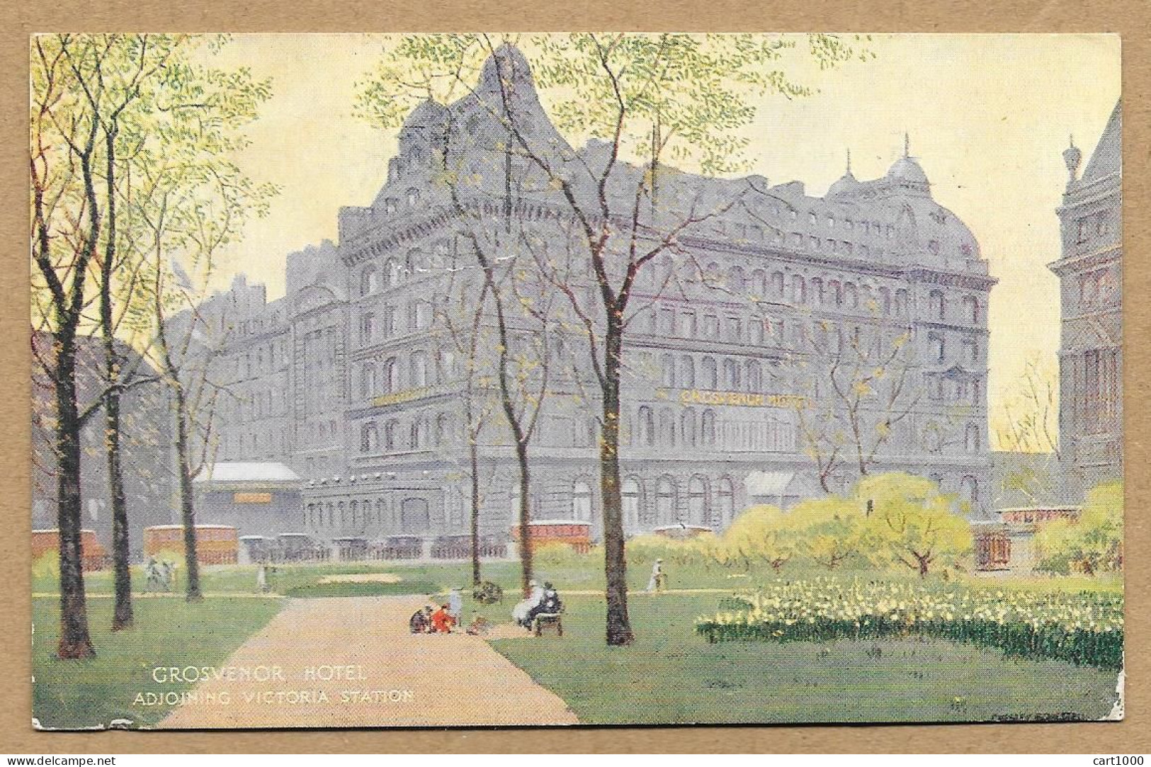 LONDON GROSVENOR HOTEL ADJOINING VICTORIA STATION 1929 N°H549 - Buckingham Palace