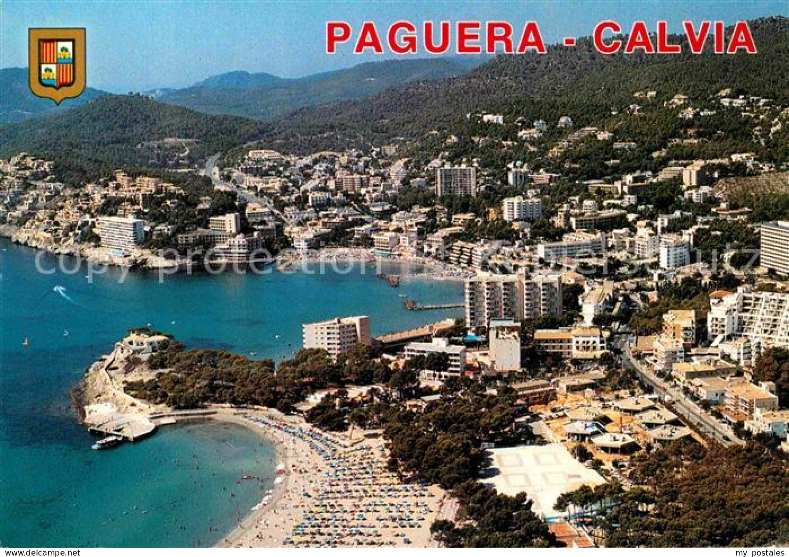 72630209 Paguera Mallorca Islas Baleares Fliegeraufnahme Mit Strand  - Other & Unclassified