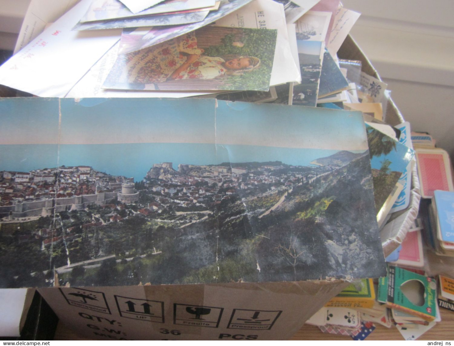 Dubrovnik Ultra Big Postcards Bad Condition - Croazia