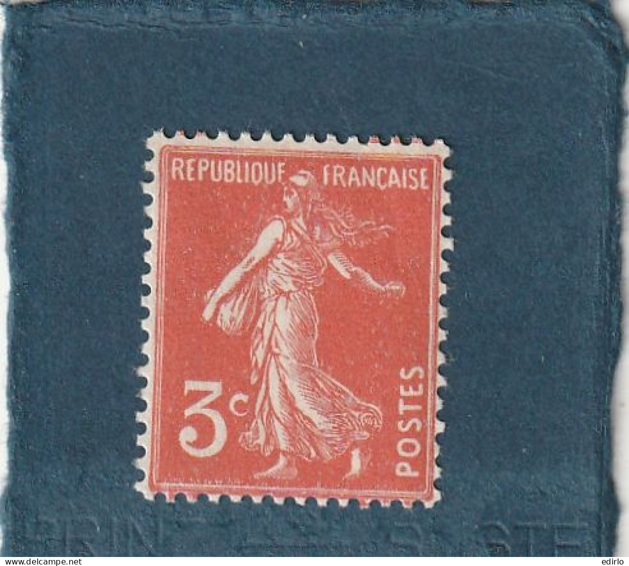 ///   FRANCE ///  Semeuse  3 Cts Orange Vif Et Orange Pale ** - Unused Stamps