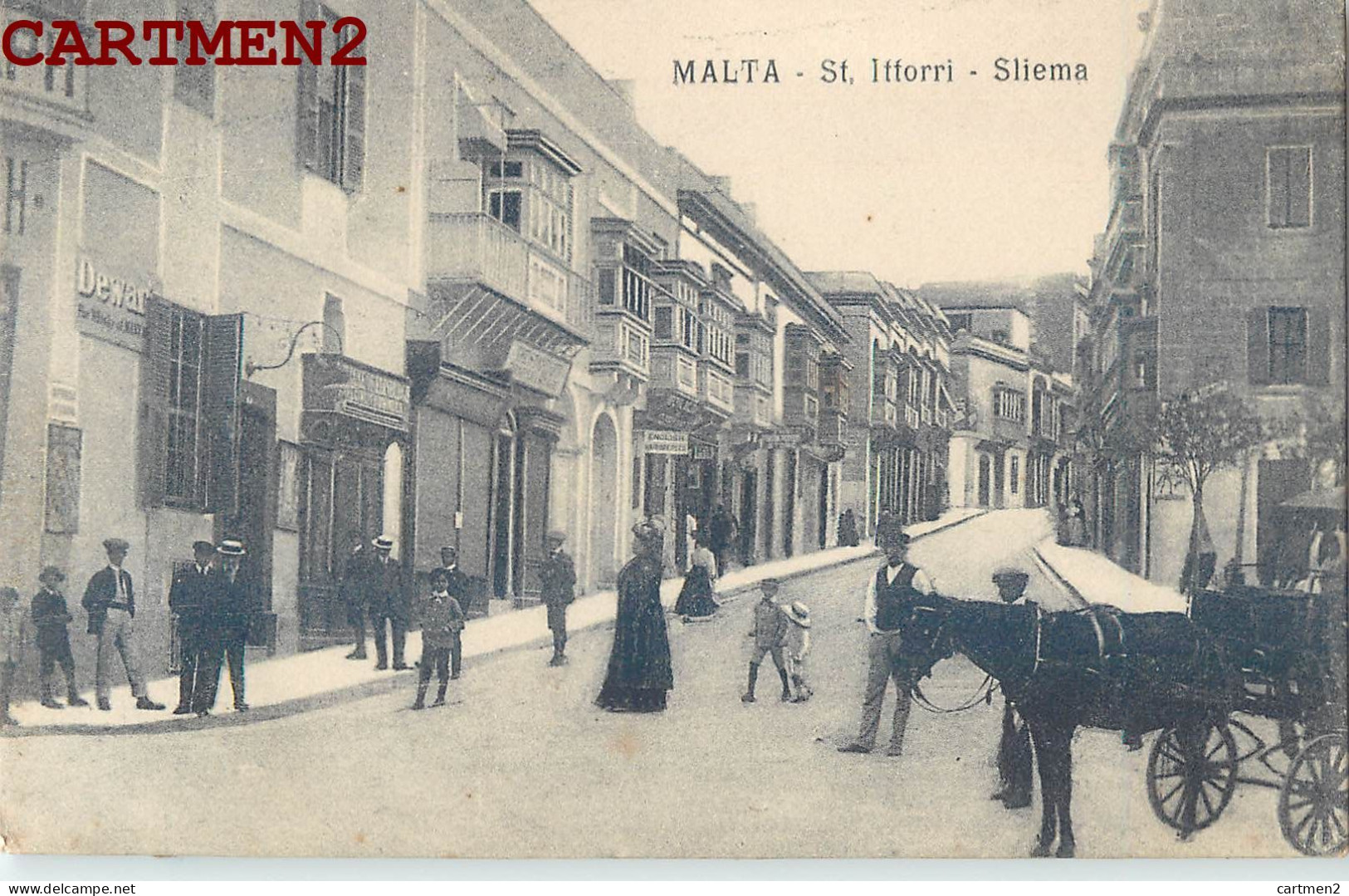 MALTA ST. ITTORRI SLIEMA ATTELAGE MALTE - Malta