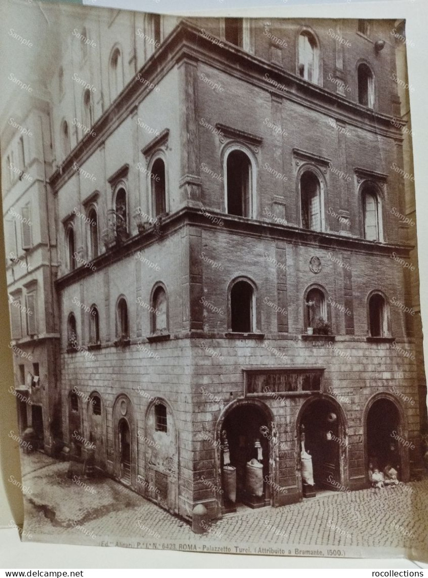 Italy Photo Italia Foto Alinari. Roma Bakery Panificio. Palazzetto Turci. 245x190 Mm. - Europe