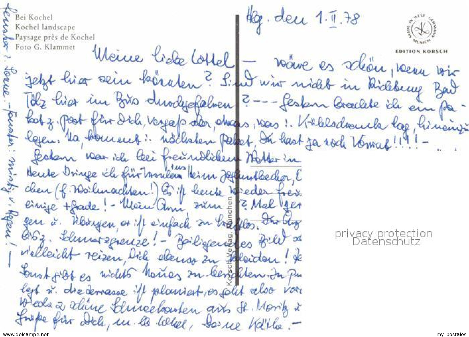 72627646 Kochel See Kirche Landschaftspanorama Kochel A.See - Andere & Zonder Classificatie