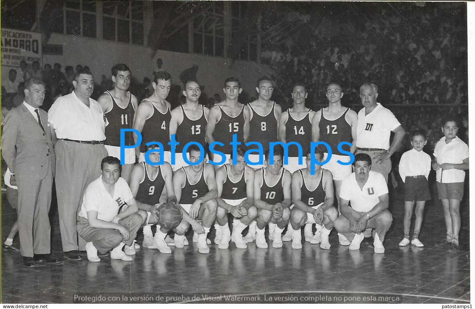 229109 SPORTS BASKET BASKETBALL TEAM IN ARGENTINA MENDOZA PHOTO NO POSTAL POSTCARD - Basket-ball