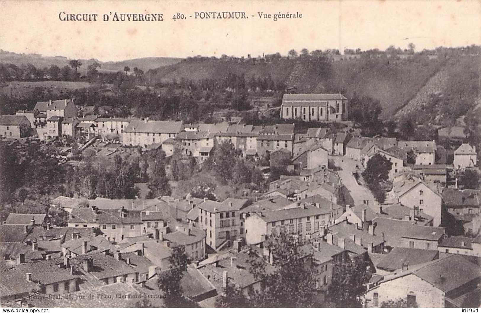 CIRCUIT D'AUVERGNE PONTAUMUR VUE GENERALE - Sonstige & Ohne Zuordnung