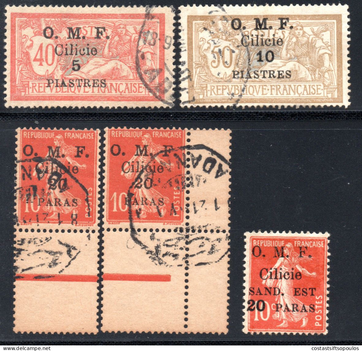 3235. 5 NICE STAMPS LOT - Gebraucht