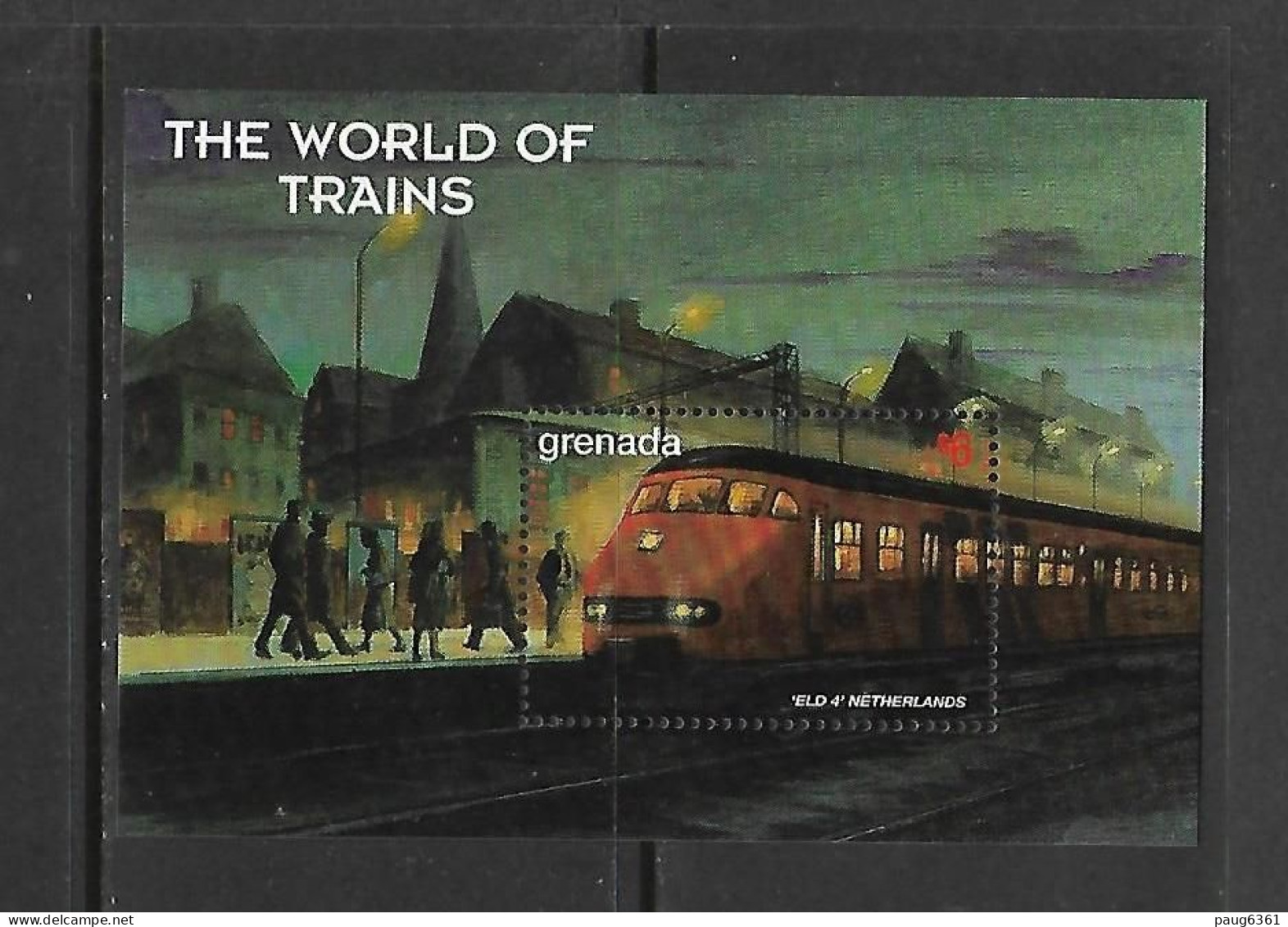 GRENADA 1999 TRAIN YVERT N°B514 NEUF MNH** - Eisenbahnen