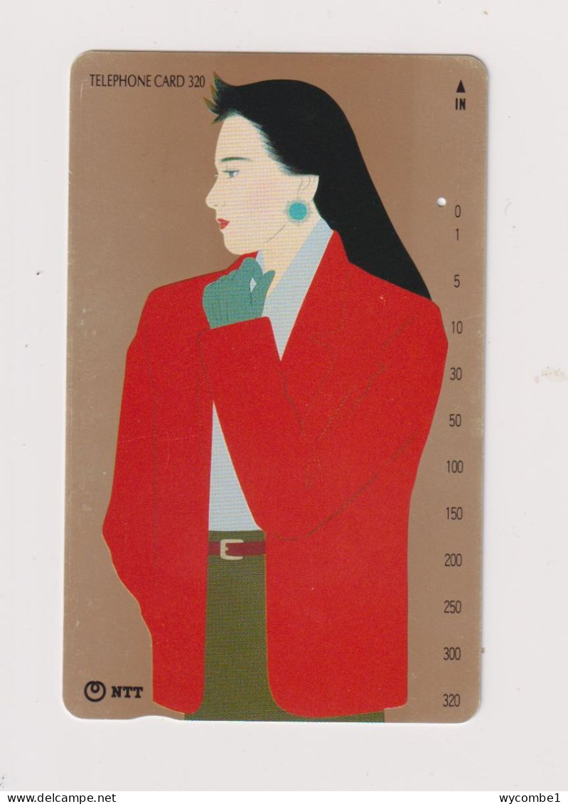 JAPAN  - Womens Fashion Magnetic Phonecard - Japan