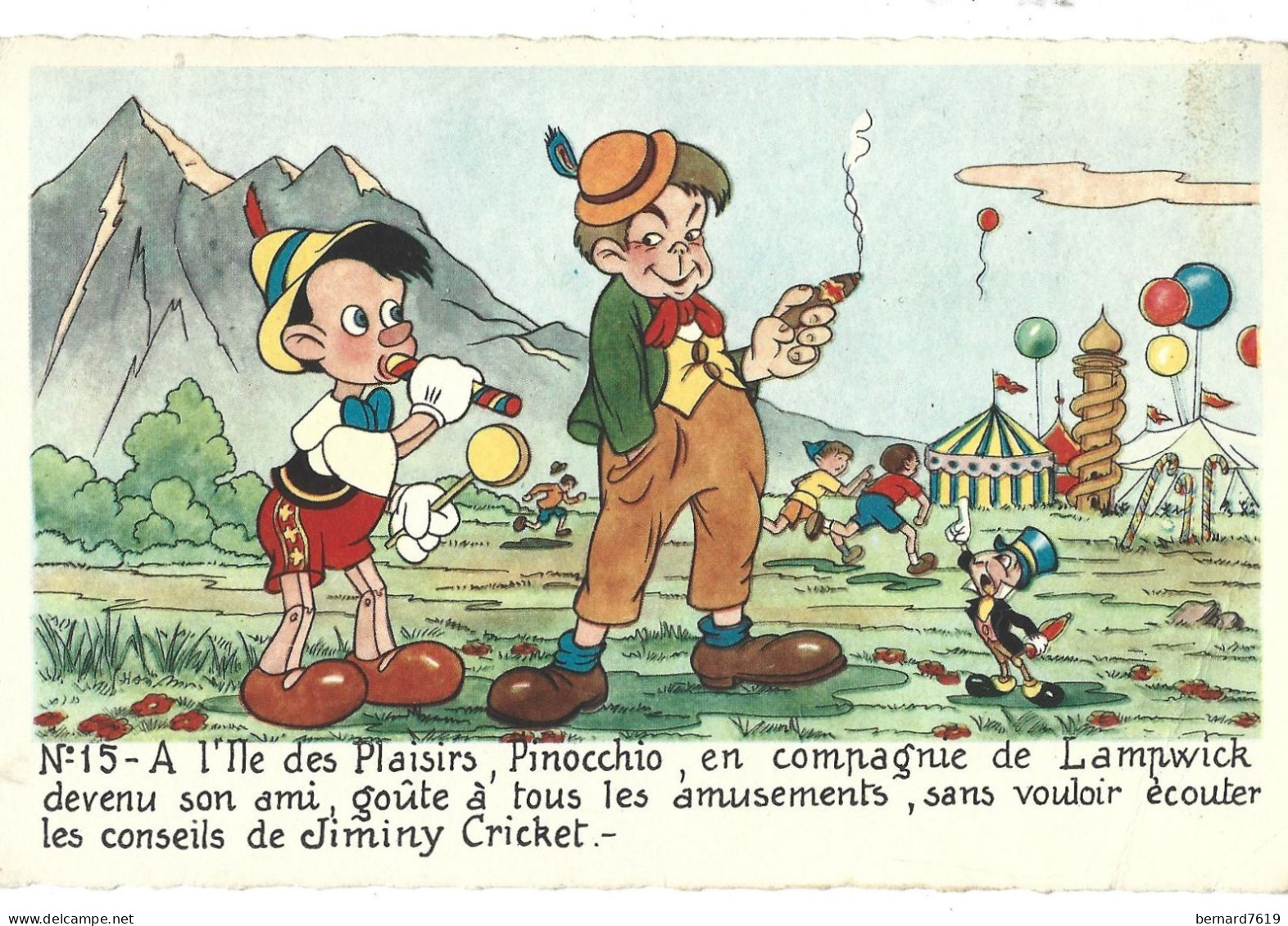 Humour -     L'ile Des Plaisirs Pinocchio  - Lampwick   - Les Conseils De Jiminy Cricketle - Humour