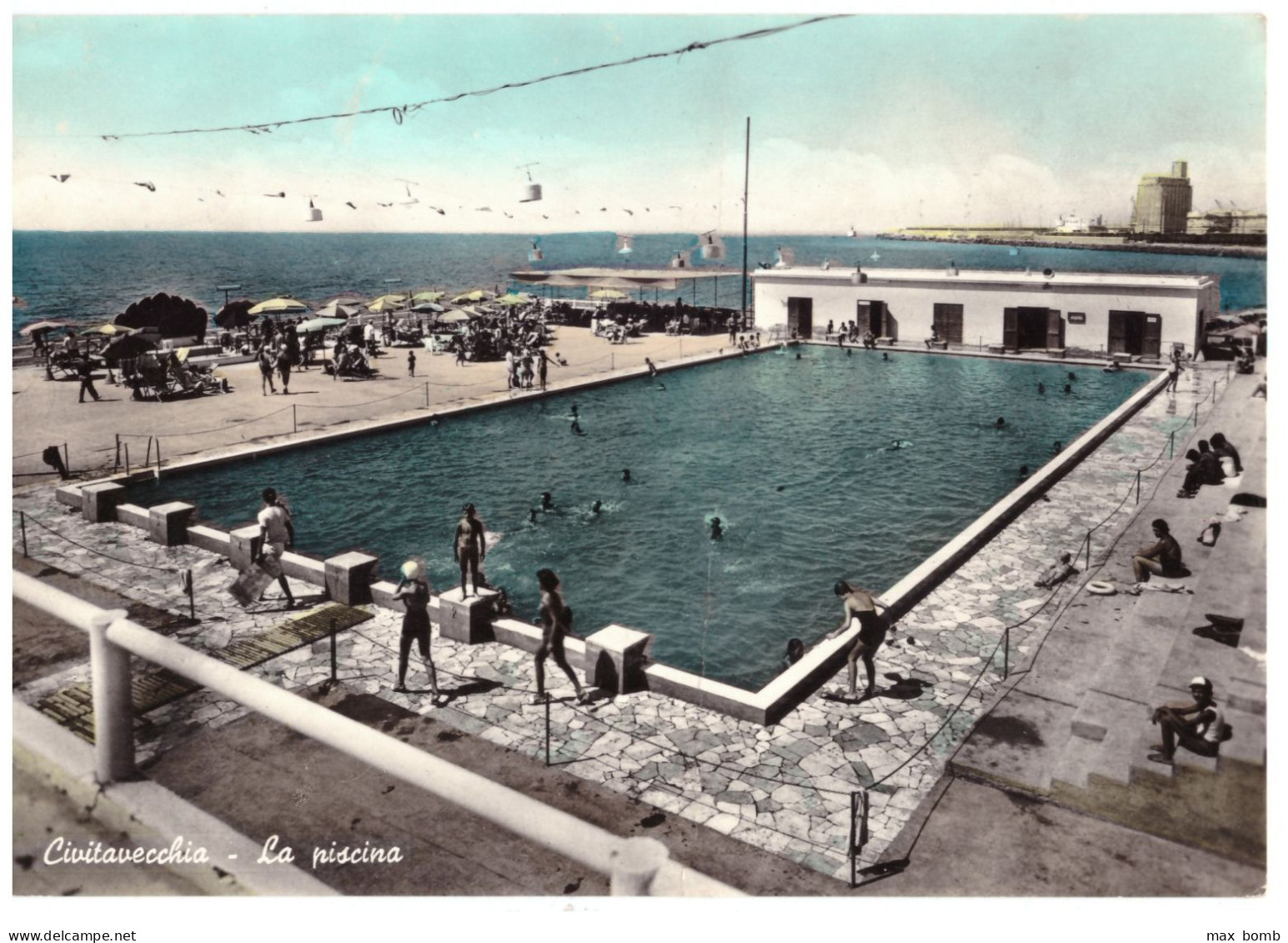 1959 CIVITAVECCHIA 63 PISCINA  ROMA - Civitavecchia