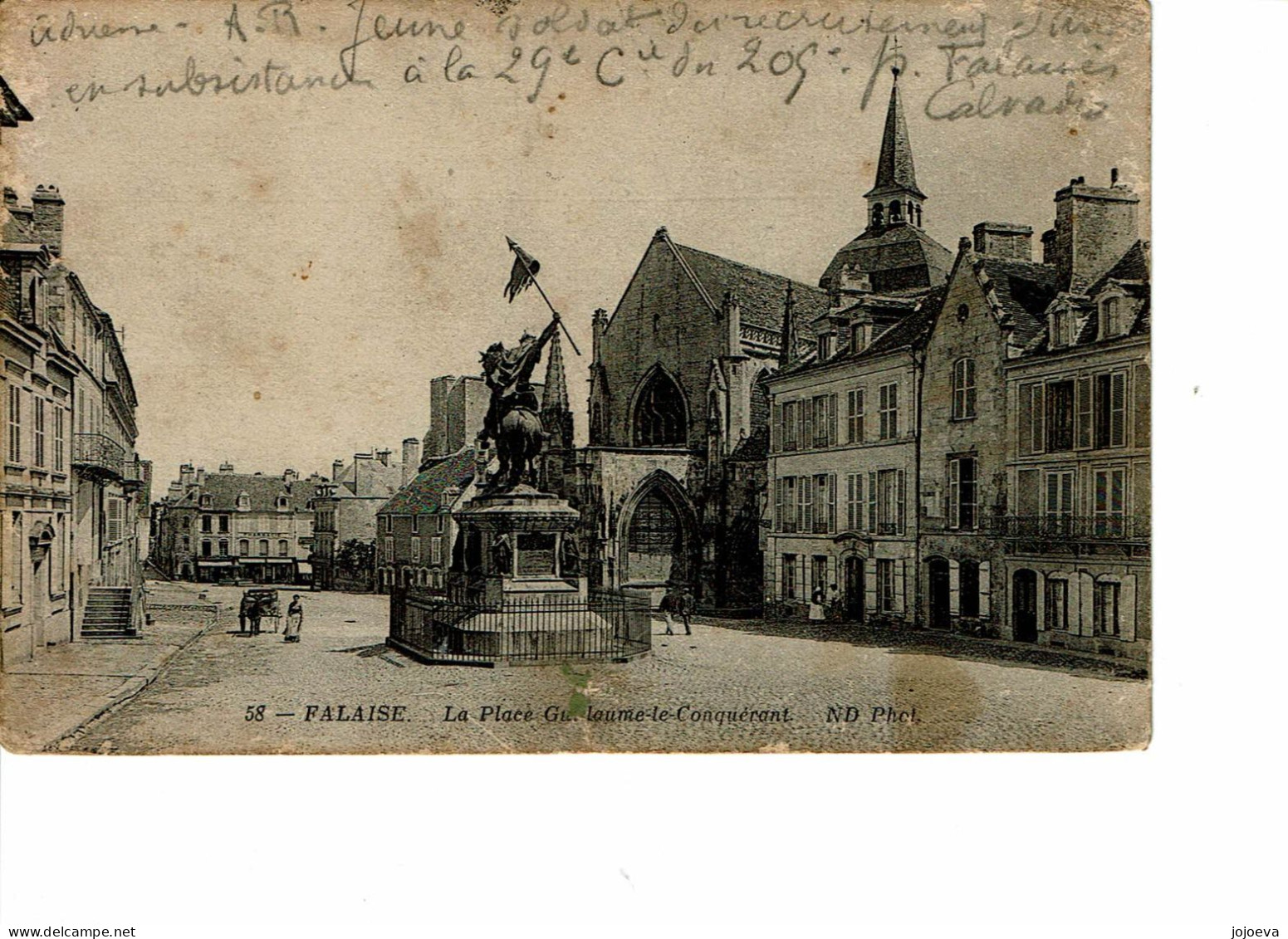 FALAISE   La Place Guillaume Le Conquerant - Falaise