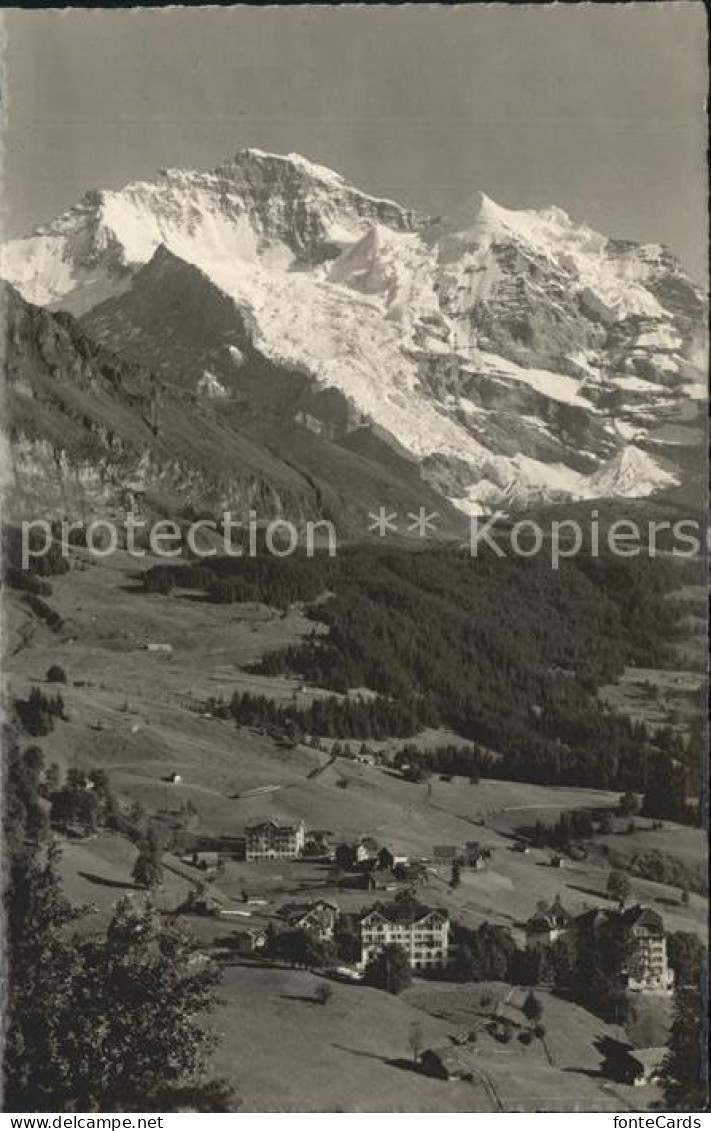 11672496 Wengen BE Teilansicht Mit Jungfrau Wengen - Other & Unclassified