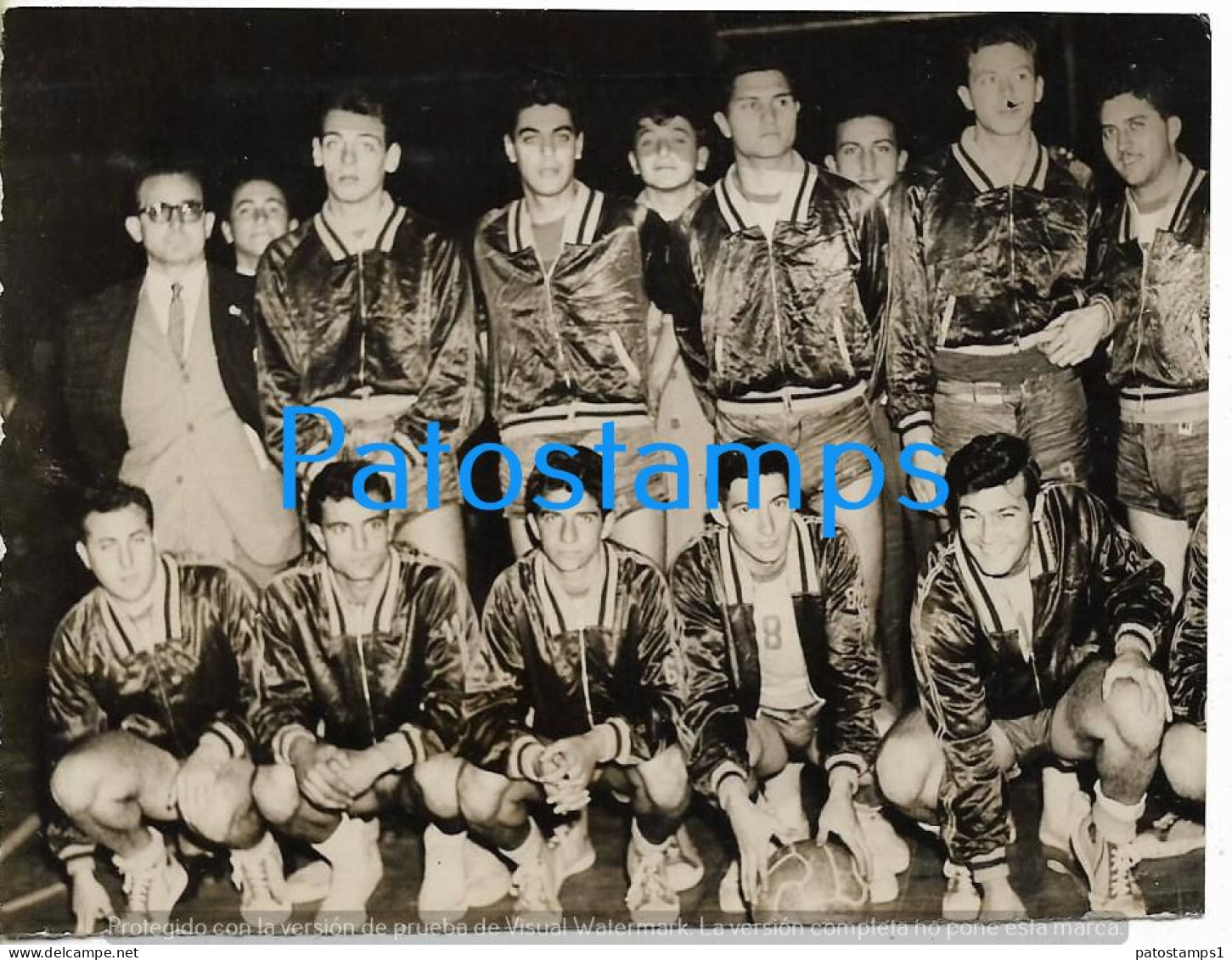 229136 SPORTS BASKET BASKETBALL TEAM JUGADORES BOCA JUNIORS IN ARGENTINA 12 X 9 CM PHOTO NO POSTCARD - Basket-ball