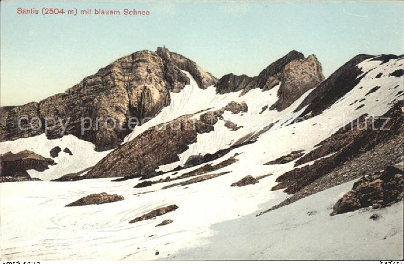 11669586 Saentis AR Mit Blauem Schnee Saentis AR - Sonstige & Ohne Zuordnung