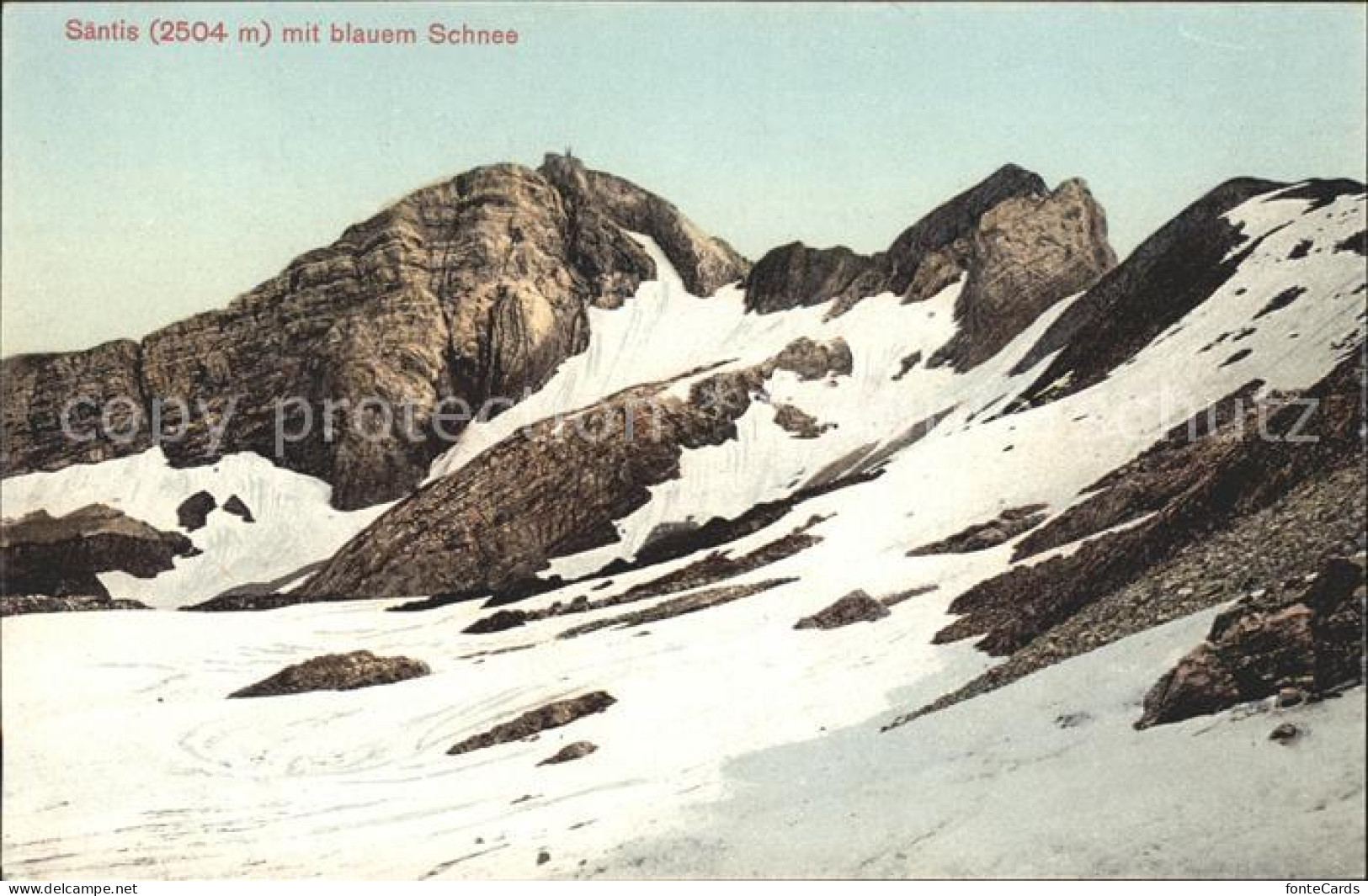 11669576 Saentis AR Mit Blauem Schnee Saentis AR - Sonstige & Ohne Zuordnung