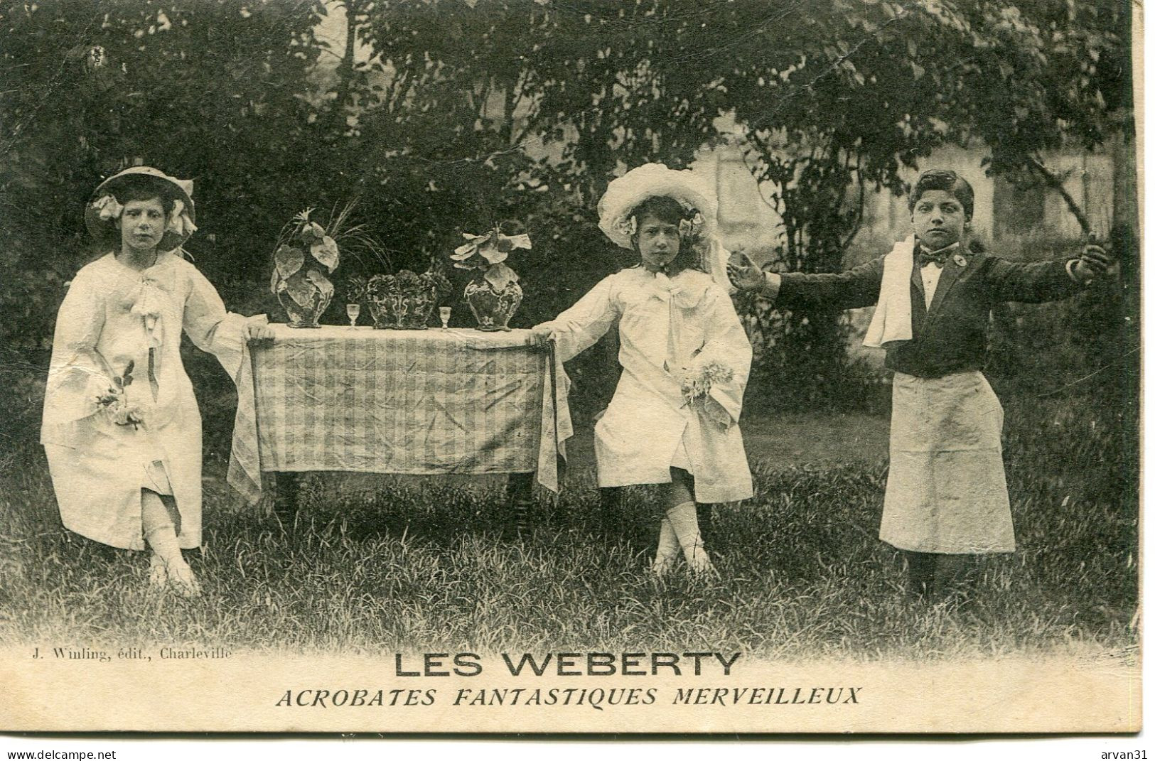 LES WEBERTY - ACROBATES FANTASTIQUES MERVEILLEUX - - Zirkus