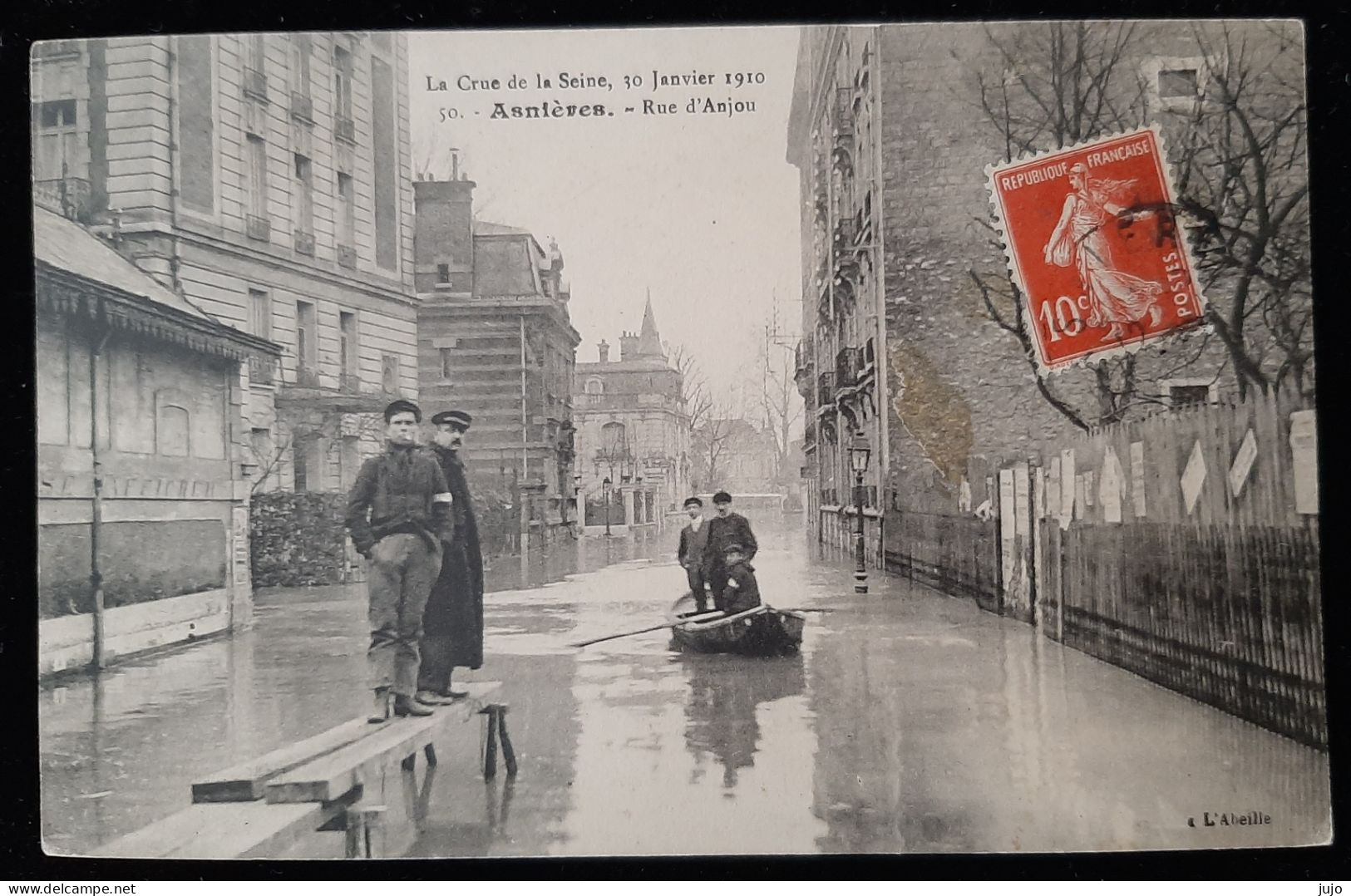 92 - La Cfue De La Seine - Asnières - Rue D'Anjou - Asnieres Sur Seine