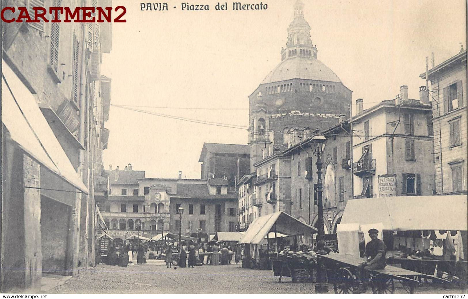 PAVIA PIAZZA DEL MERCATO ITALIA - Pavia