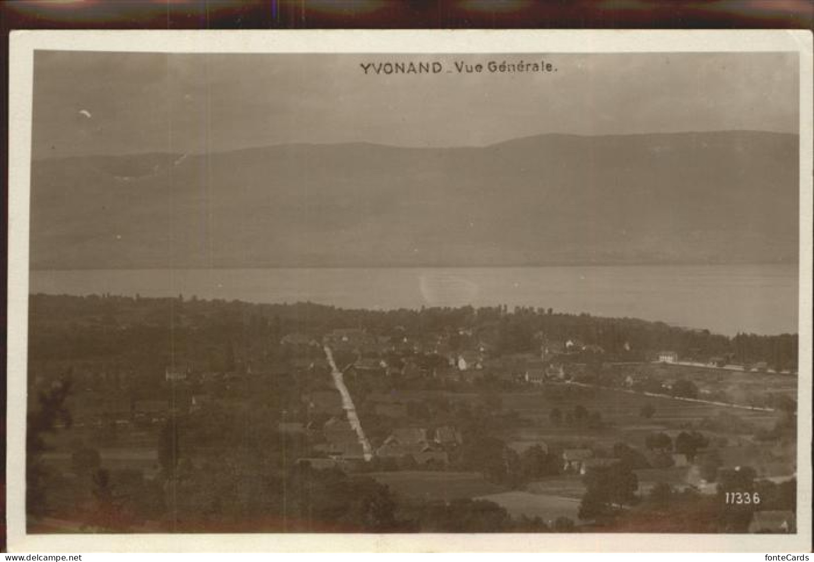 11305225 Yvonand Vue Generale Lac De Neuchatel Yvonand - Sonstige & Ohne Zuordnung