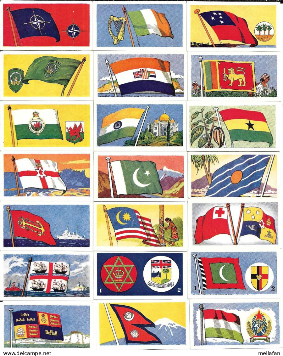 BA97 - SERIE COMPLETE 25 CARTES GOODIES - FLAGS AND EMBLEMS - DRAPEAUX ET EMBLEMES - Sonstige & Ohne Zuordnung