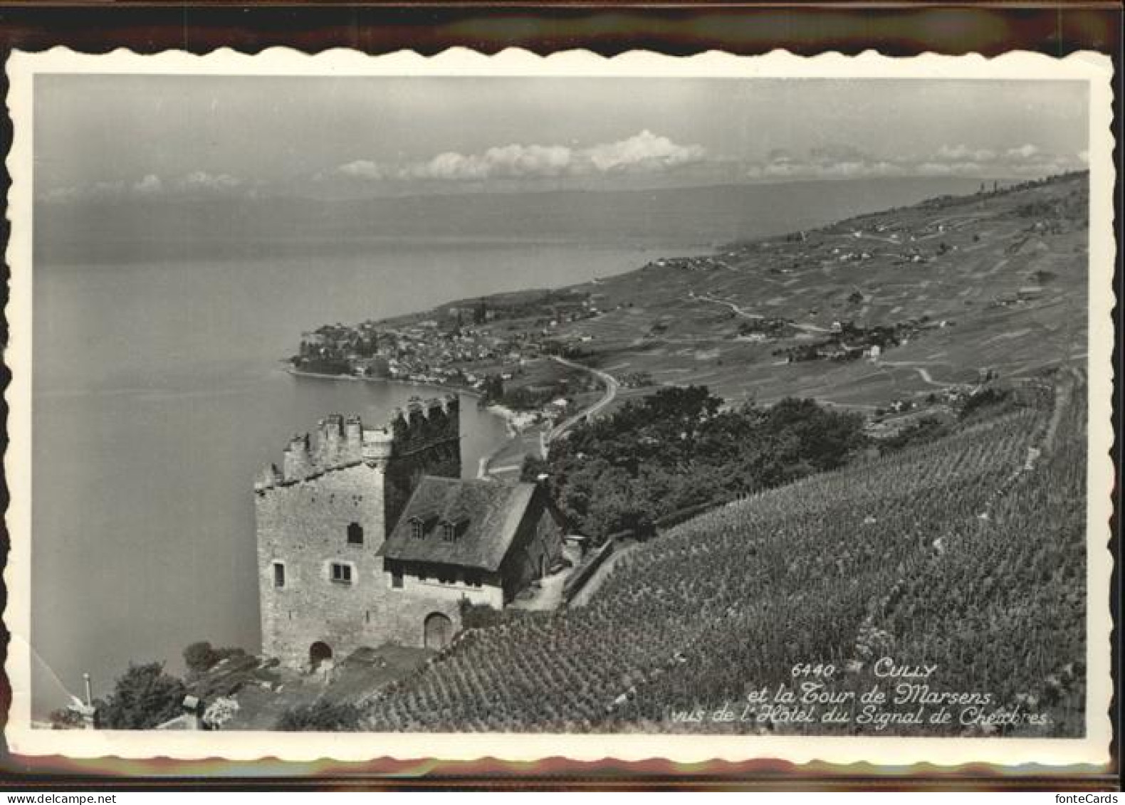 11305028 Cully VD La Tour De Marsens Vus De L Hotel Du Signal De Chexbres Genfer - Other & Unclassified