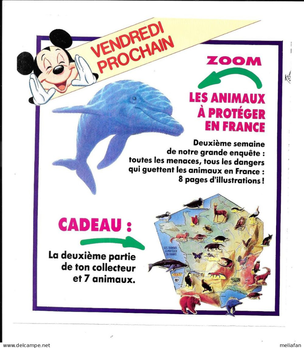 DY68 - JOURNAL DE MICKEY - LES ANIMAUX DE FRANCE A PROTEGER - DIAPORAMA COMPLET - Andere & Zonder Classificatie