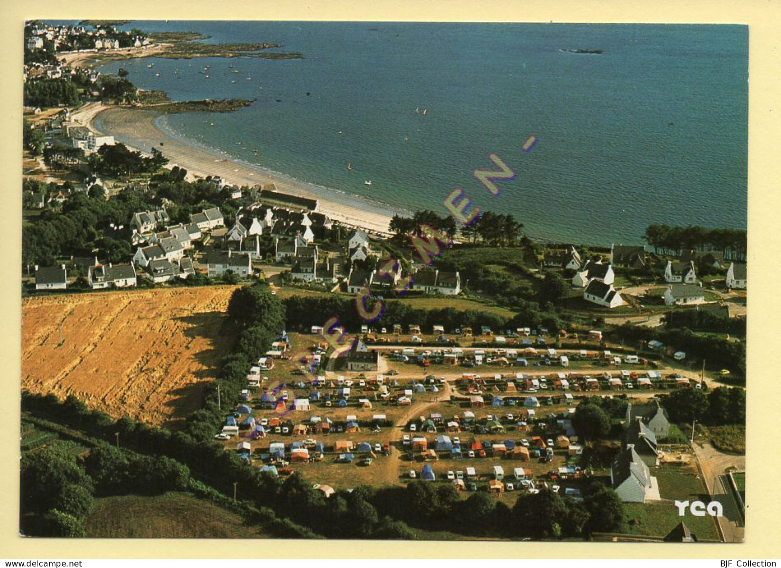 29. CONCARNEAU – Le Camping Lanadan – A Proximité De La Plage Des Sables Blancs (voir Scan Recto/verso) - Concarneau