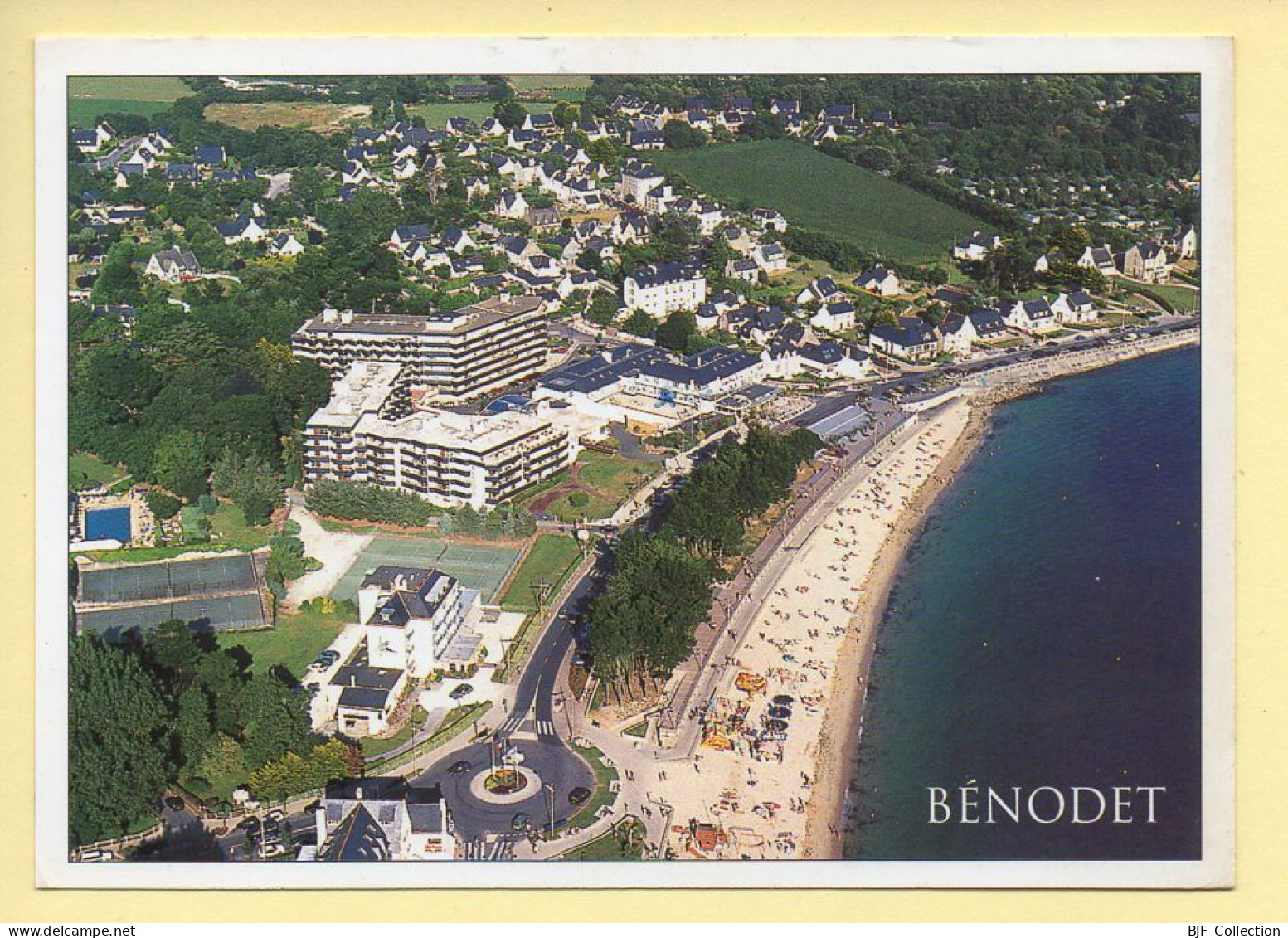 29. BENODET – La Plage Du Trez Les Hôtels Et Le Casinon (animée) (voir Scan Recto/verso) - Bénodet