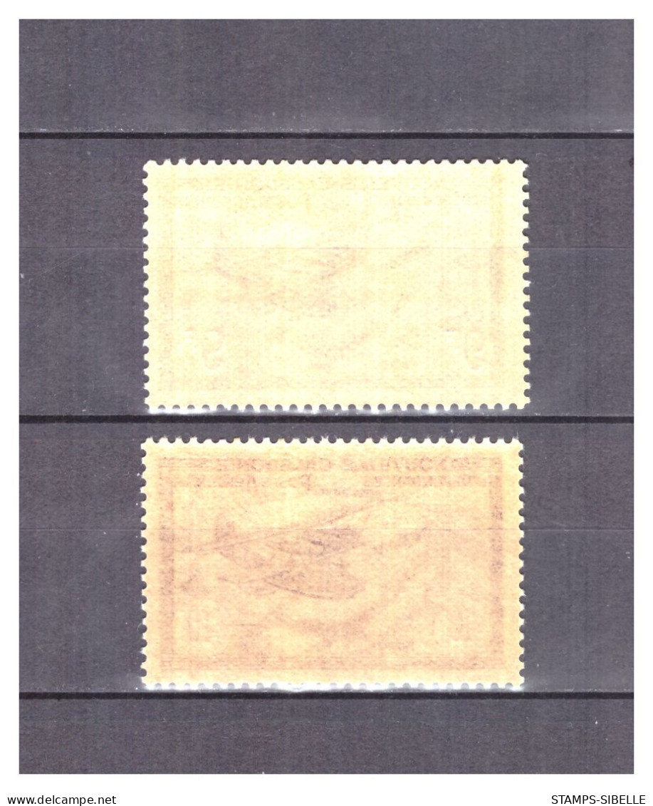 NOUVELLE  CALEDONIE .  PA  N °  42 / 43 .  2  VALEURS   .  NEUVES     * . SUPERBE . - Nuevos