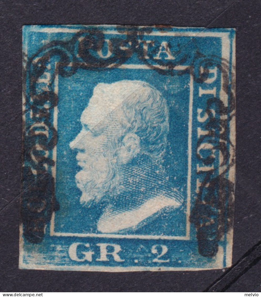 1859-Sicilia (O=used) 2gr.I^tavola Ben Marginato - Sicily