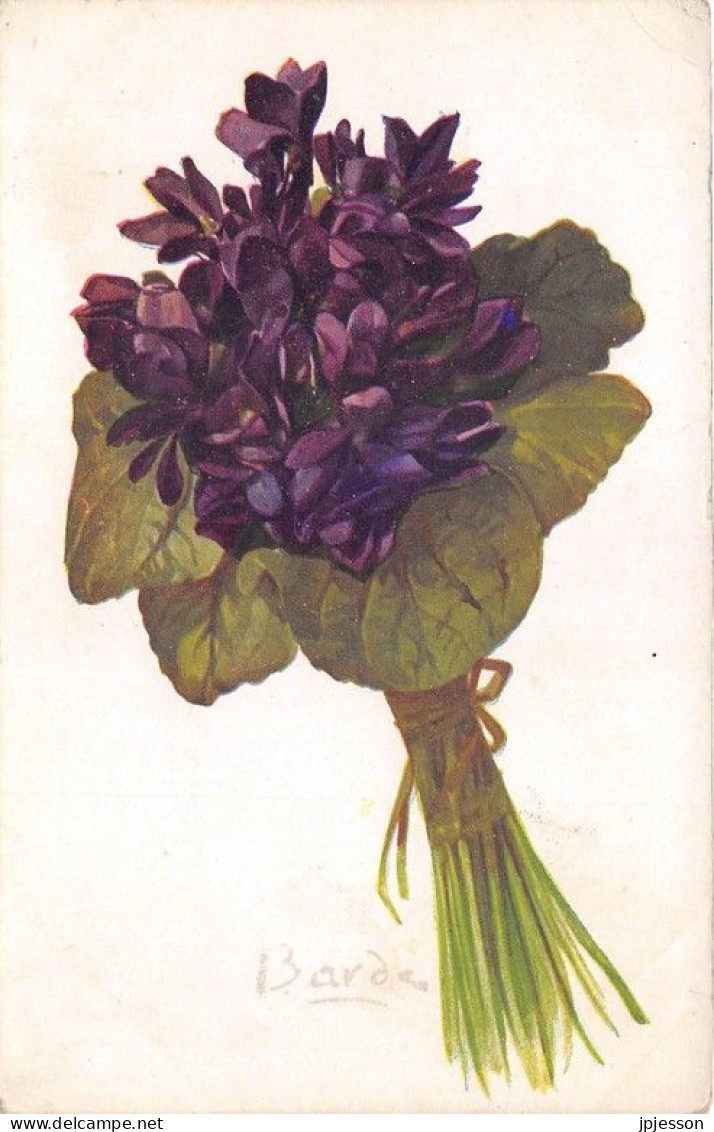 ILLUSTRATEUR - BARDE - FLEURS - "VIOLETTE" N°523 - Sonstige & Ohne Zuordnung