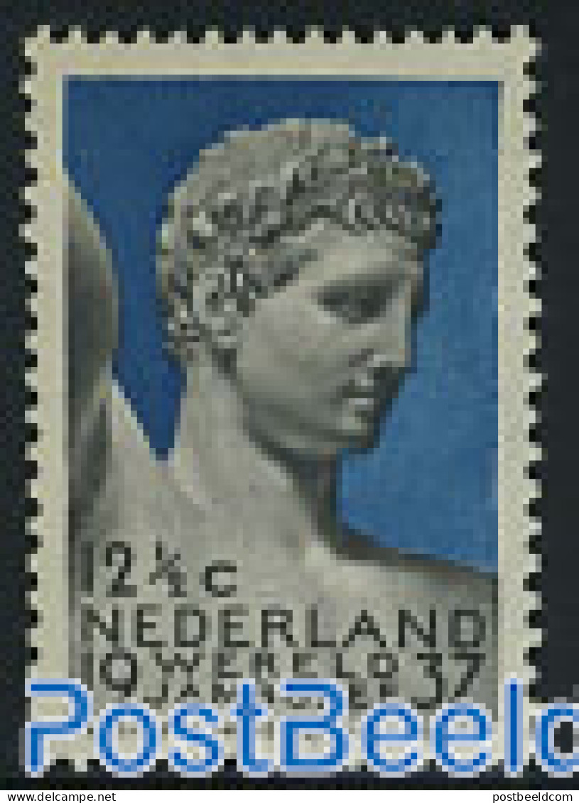 Netherlands 1937 12.5c, Stamp Out Of Set, Mint NH, Sport - Scouting - Neufs