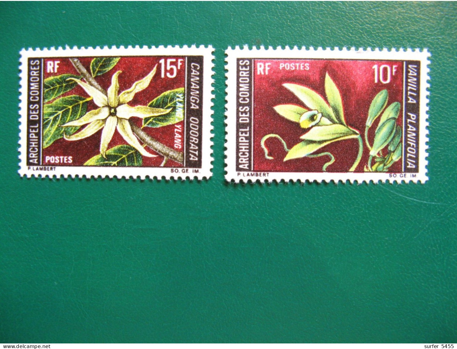 COMORES YVERT POSTE ORDINAIRE N° 53/54 TIMBRES NEUFS** LUXE COTE 5,50 EUROS - Ongebruikt