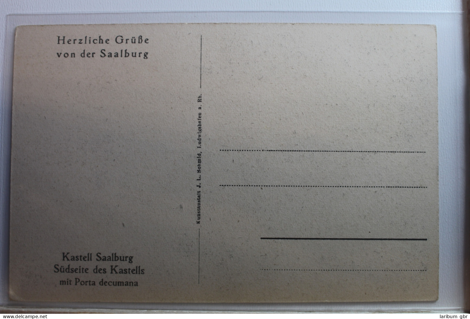 AK Saalburg Kastell Saalburg - Südseite Ungebraucht #PG151 - Andere & Zonder Classificatie