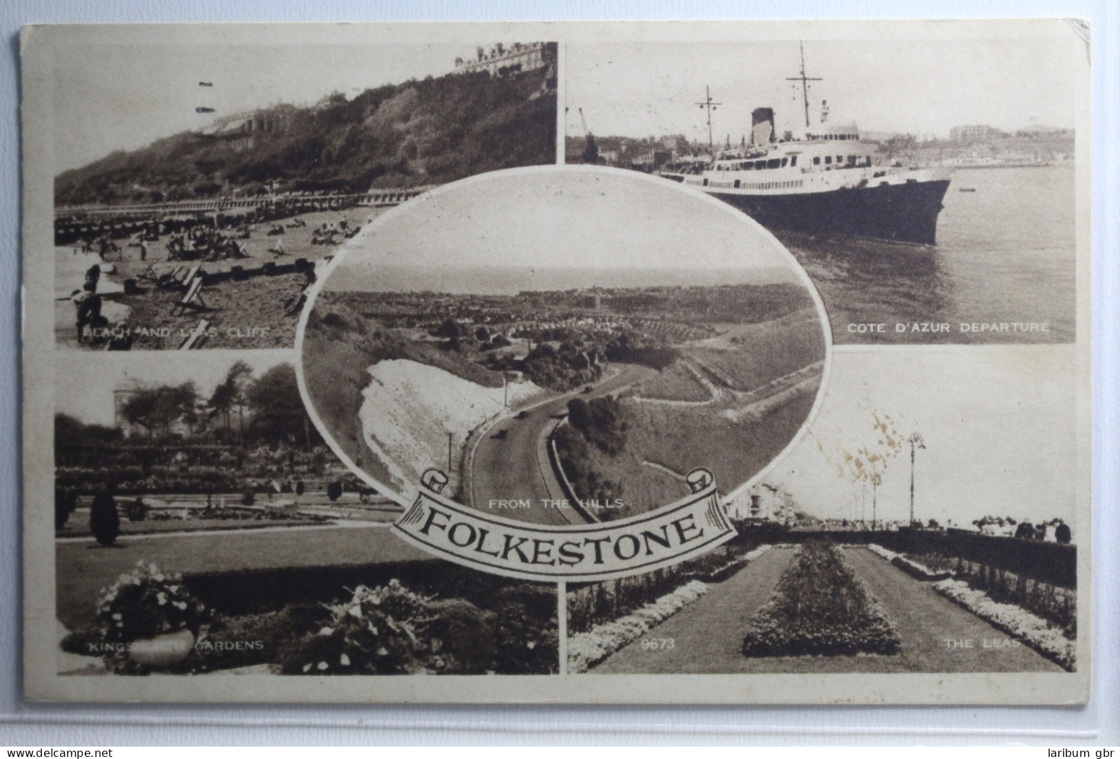 AK Folkestone Mehrbildkarte 1954 Gebraucht #PG926 - Andere & Zonder Classificatie