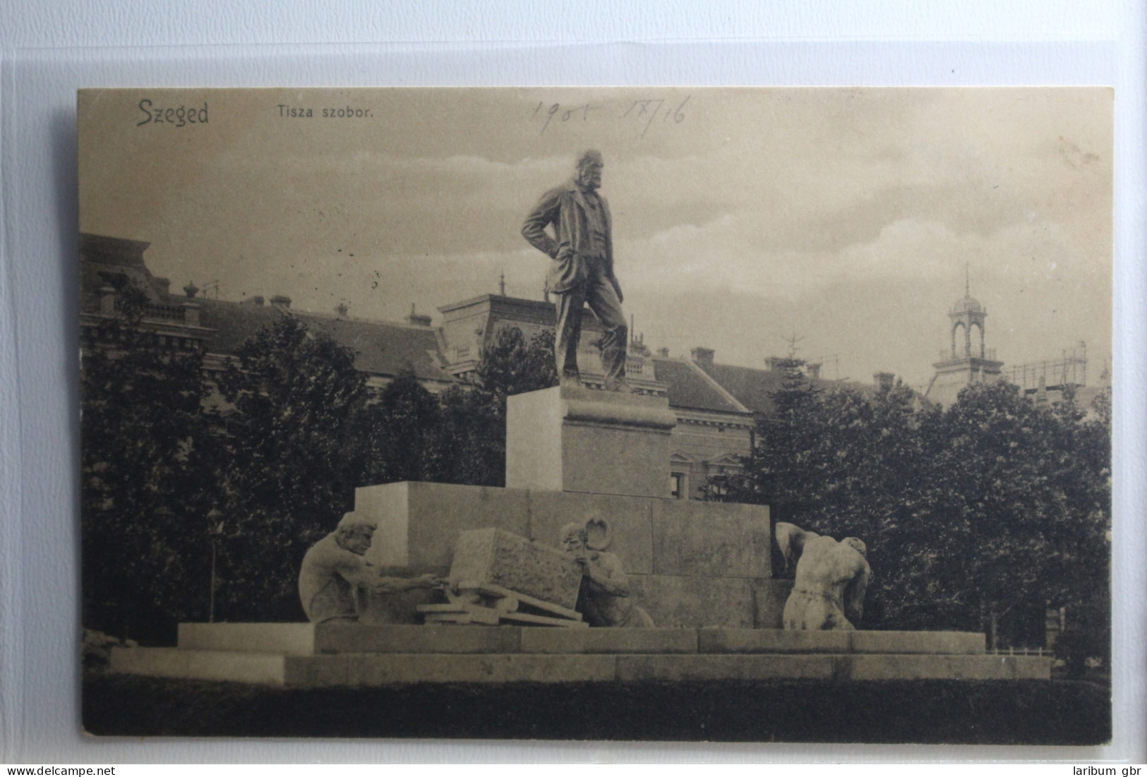 AK Szeged Tisza Szobor 1916 Gebraucht #PH141 - Hongrie