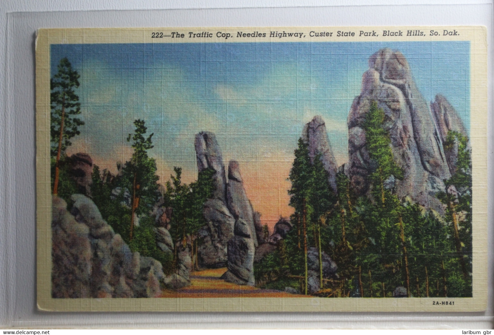 AK Black Hills The Trattic Cop, Needles Highway Ungebraucht #PH062 - Andere & Zonder Classificatie