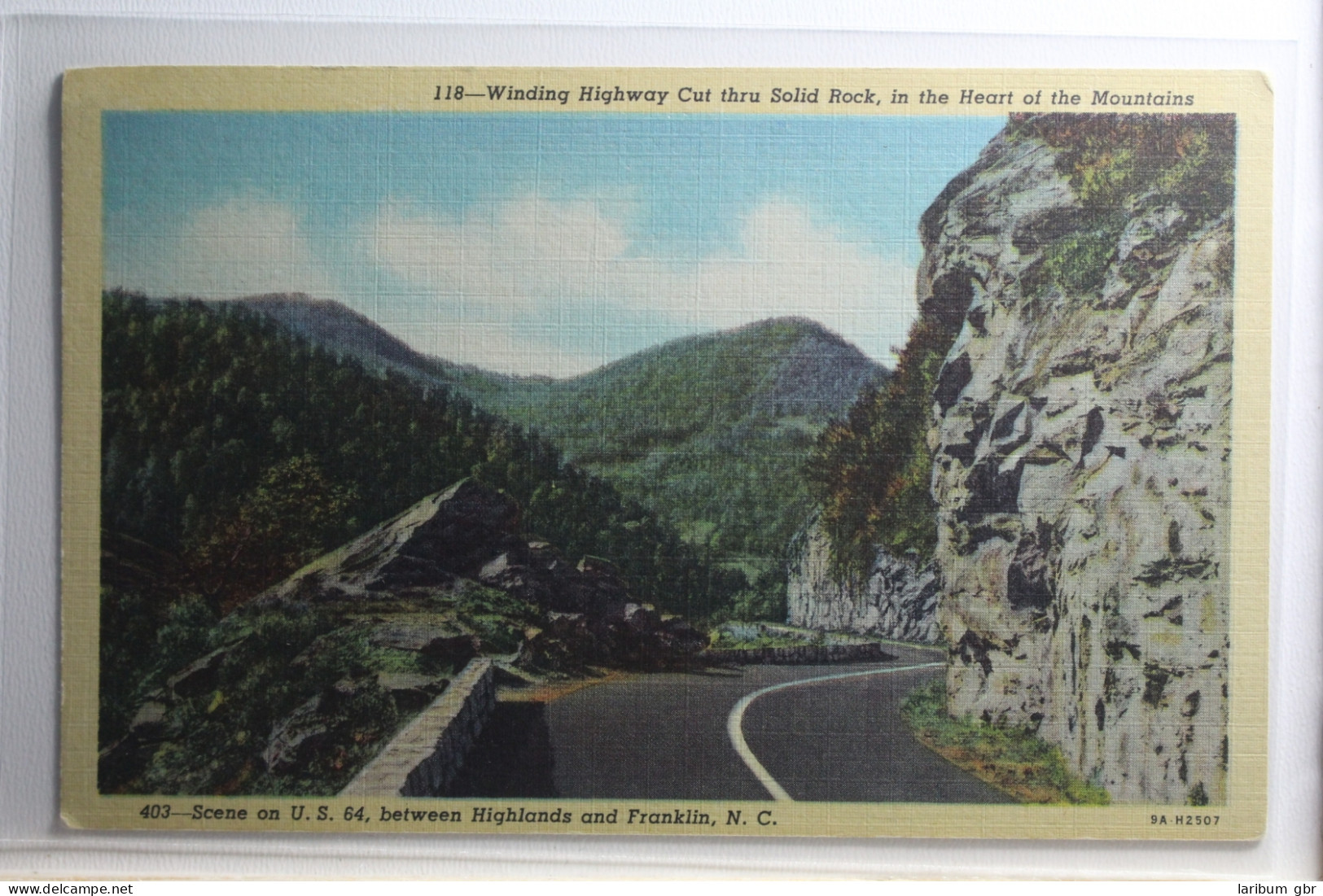 AK Winding Highway Cut Thru Solid Rock Ungebraucht #PH080 - Andere & Zonder Classificatie