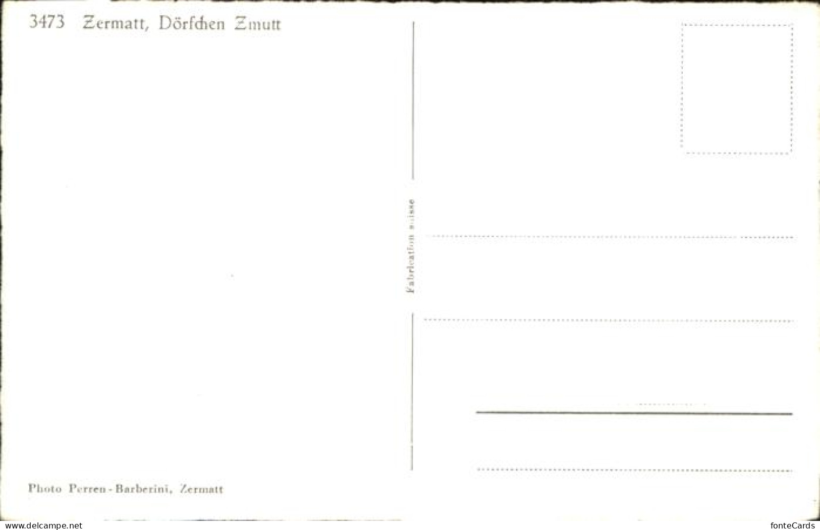 11298852 Zermatt VS Doerfchen Zmutt  - Autres & Non Classés