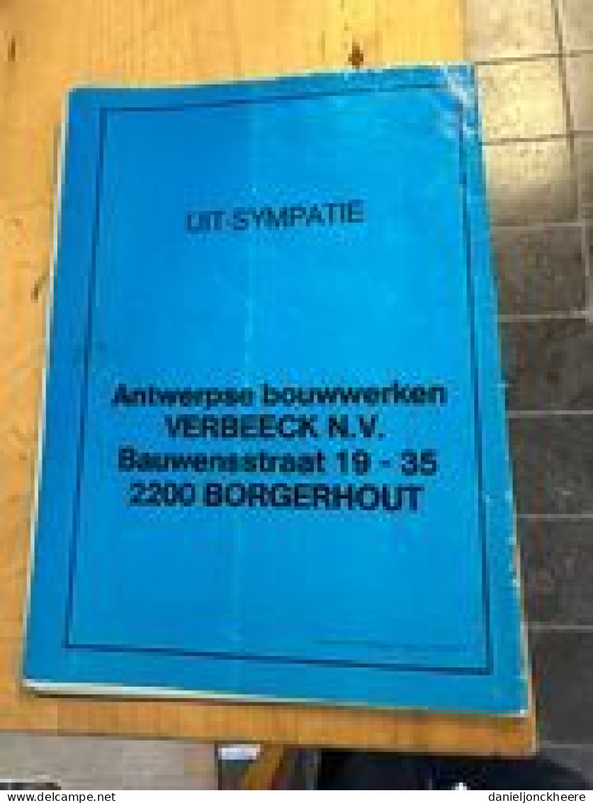 Club Brugge Programma Nottingham Forest UEFA Cup 1984 - Andere & Zonder Classificatie