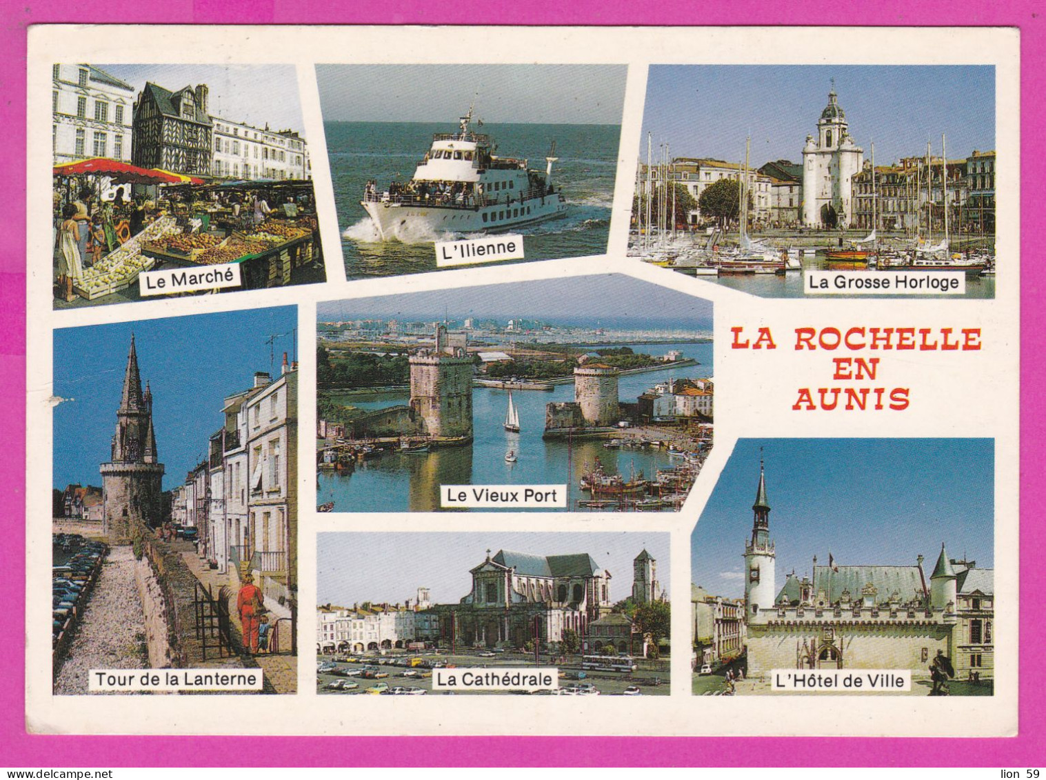 294219 / France - La Rochelle En Aunis PC 1987 USED 1.90 Fr. Liberty Of Gandon , Flamme Musique Le Soleil La Mer Et La F - 1982-1990 Liberté (Gandon)