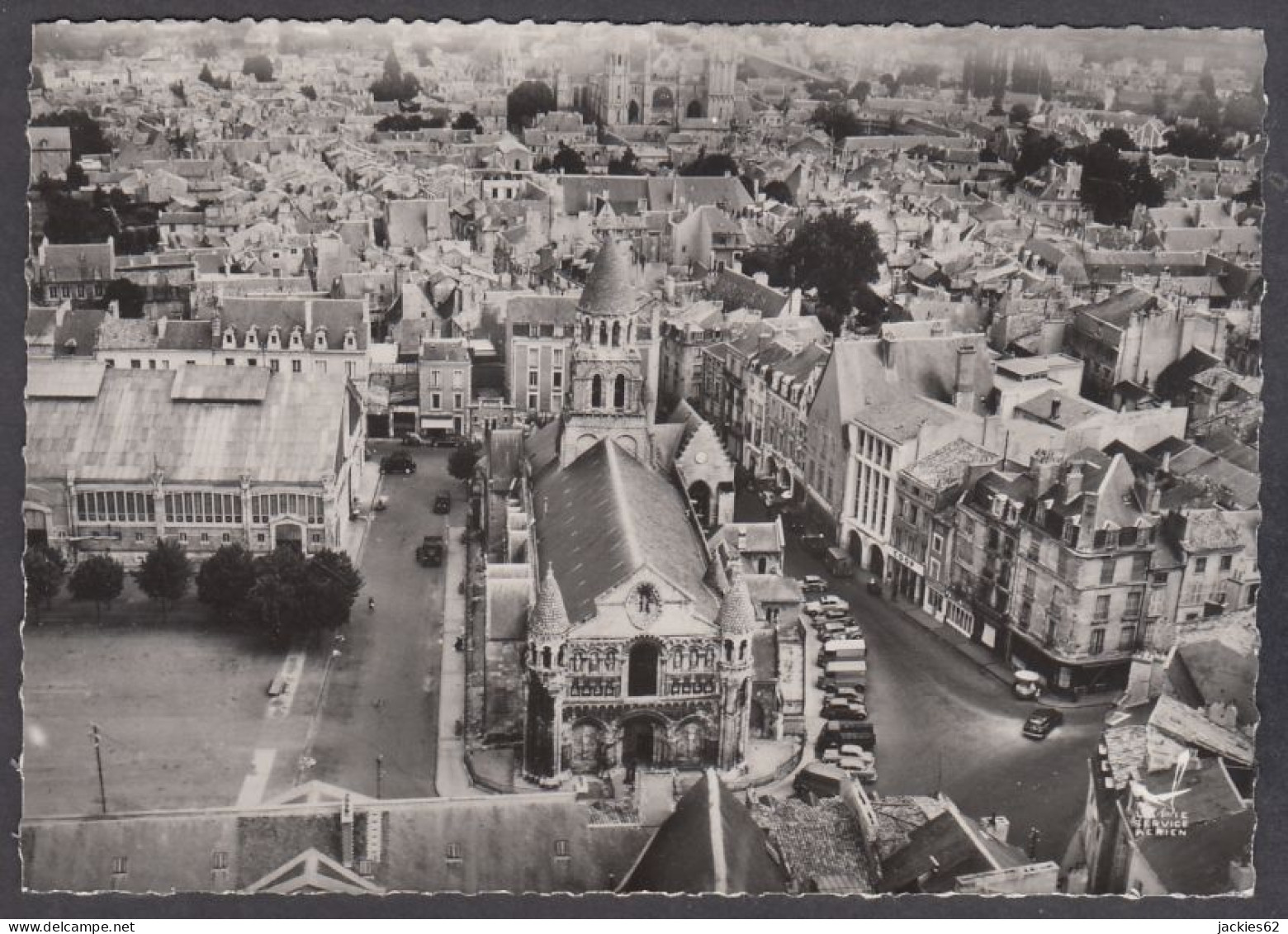 128415/ POITIERS, Église Notre-Dame-la-Grande Et La Grand'place Du Marché - Poitiers