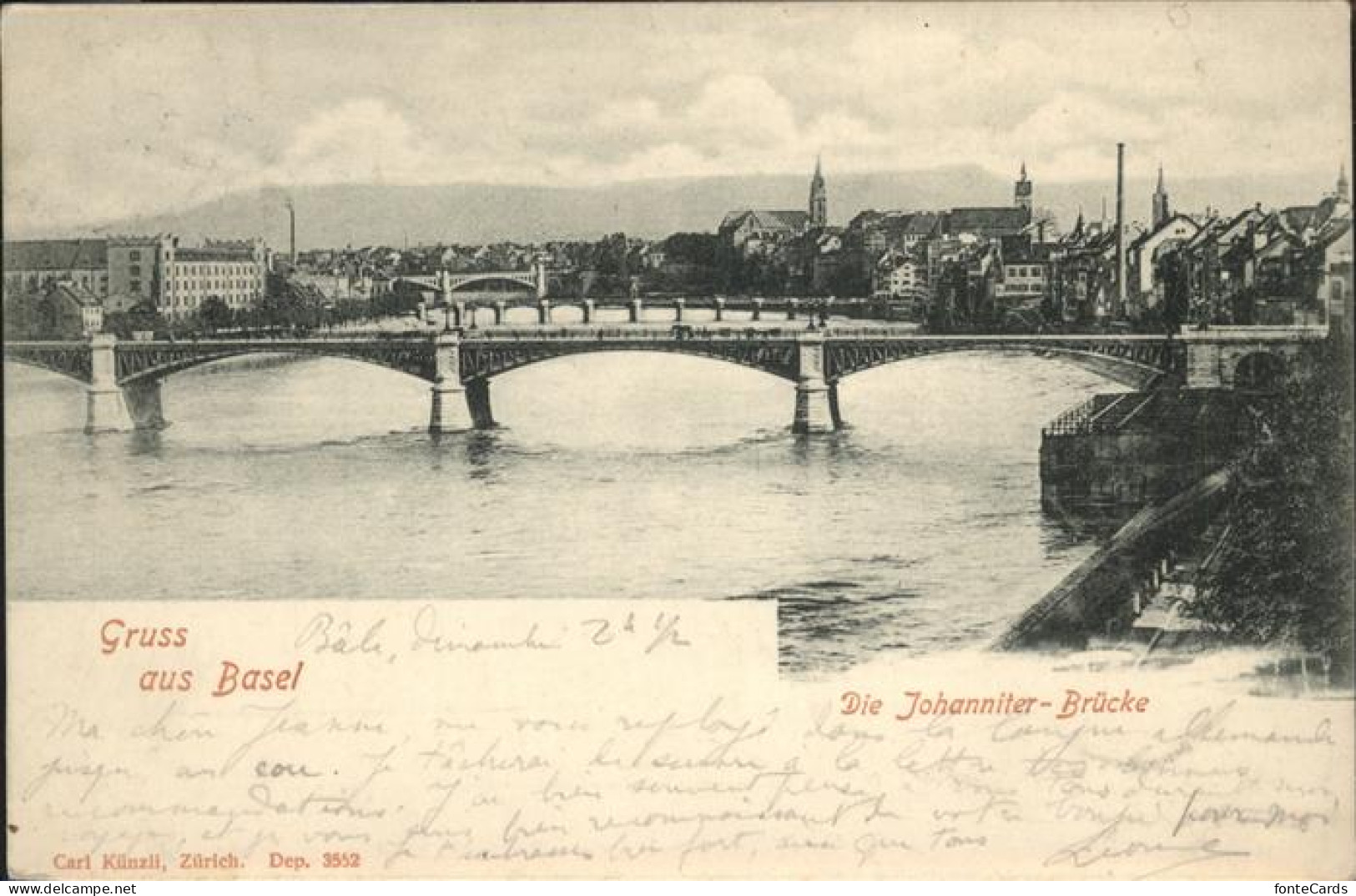 11298699 Basel BS Johanniter-Bruecke Basel - Autres & Non Classés