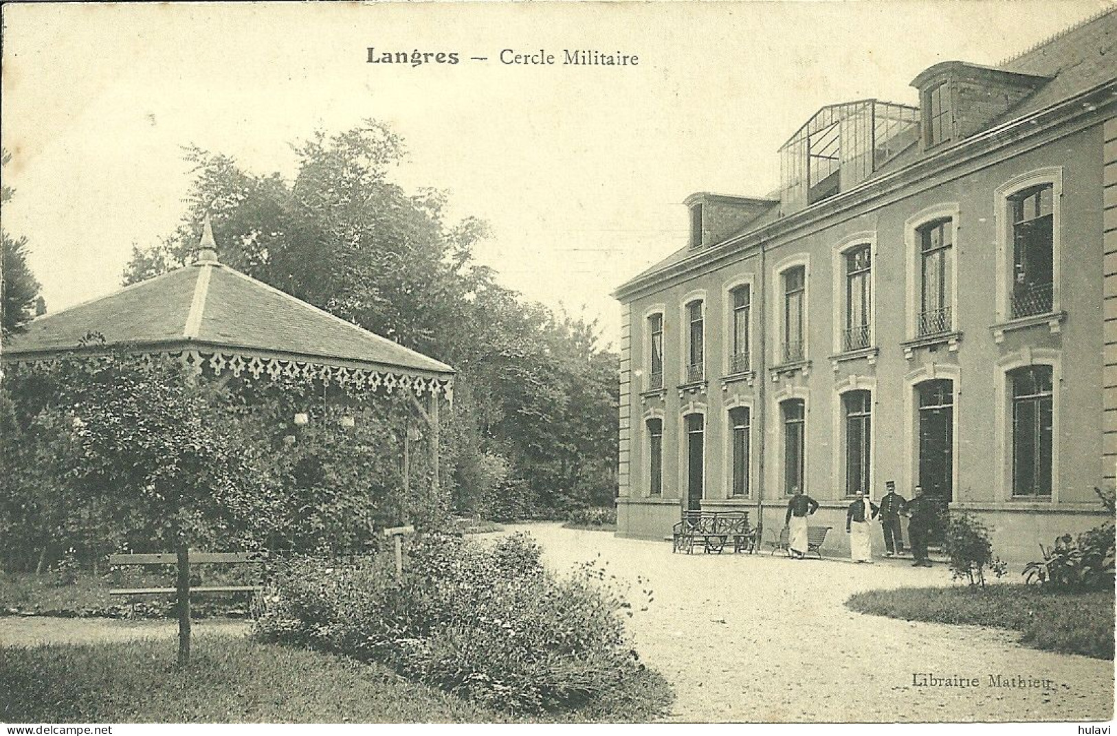 52  LANGRES - CERCLE MILITAIRE (ref 7833) - Langres