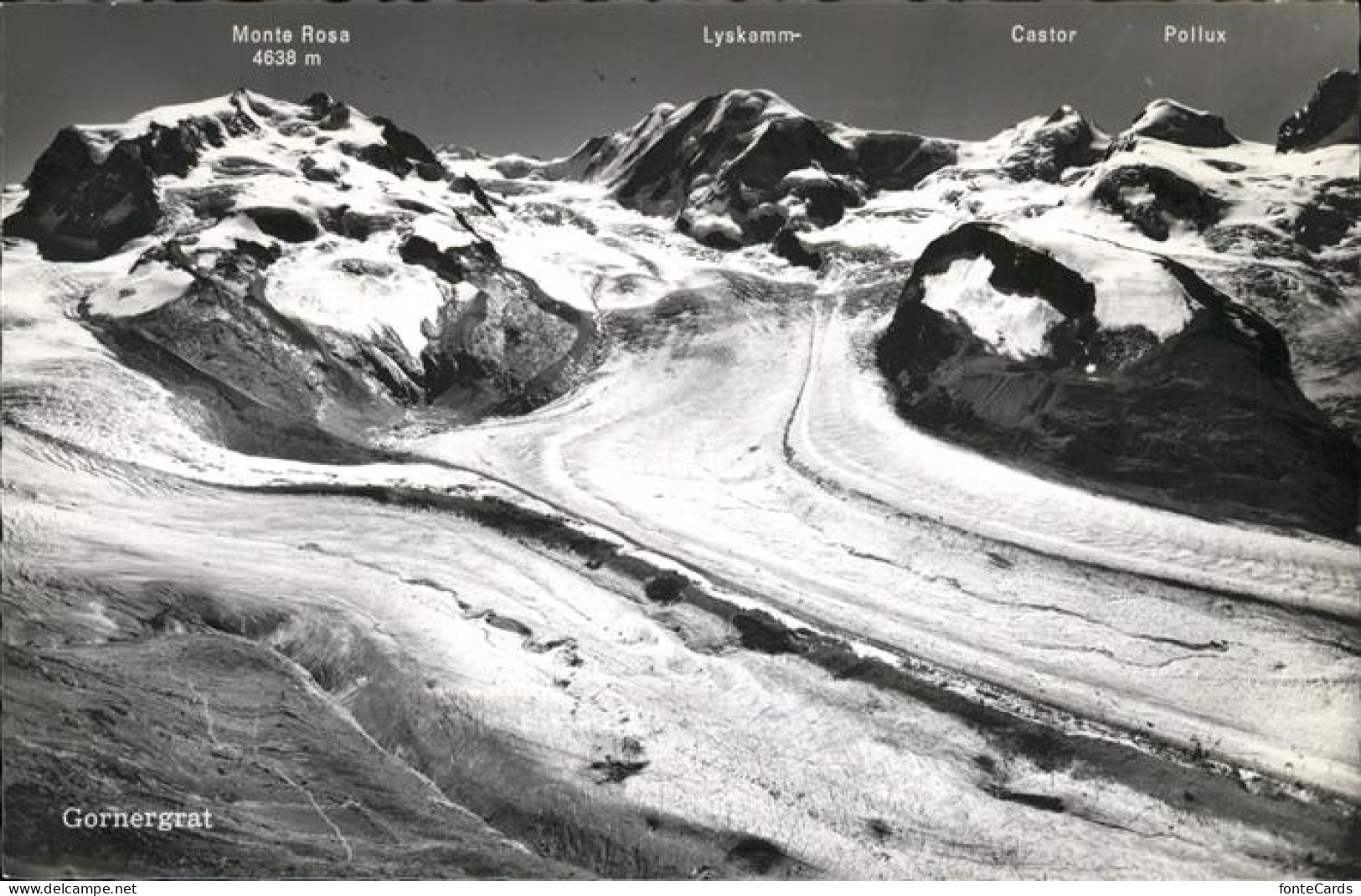 11298583 Gornergrat Zermatt Castor Pollux Monte Rosa Gornergrat - Sonstige & Ohne Zuordnung