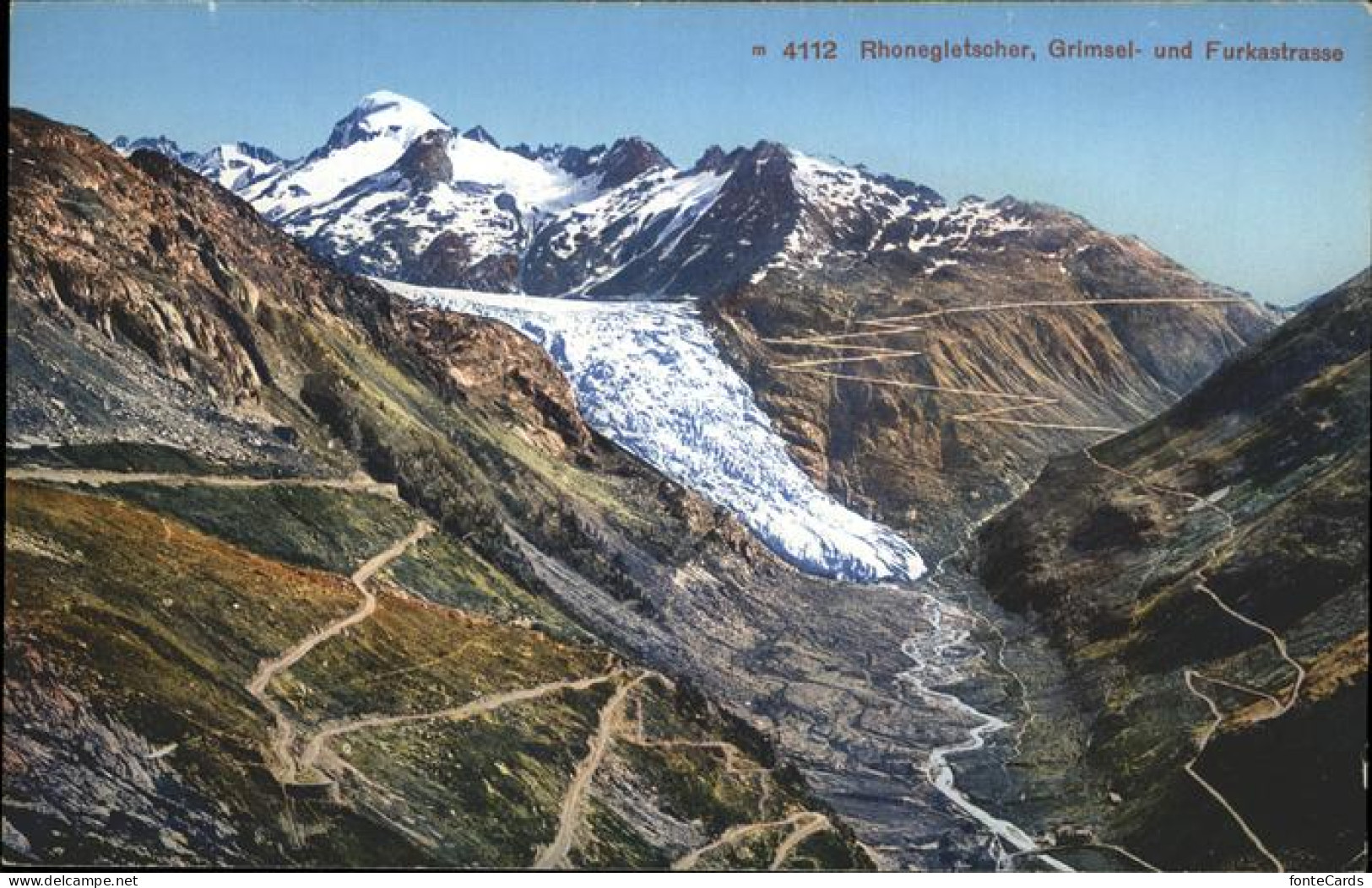 11298551 Rhonegletscher Glacier Du Rhone Grimsel- Und Furkastrasse Rhone - Autres & Non Classés