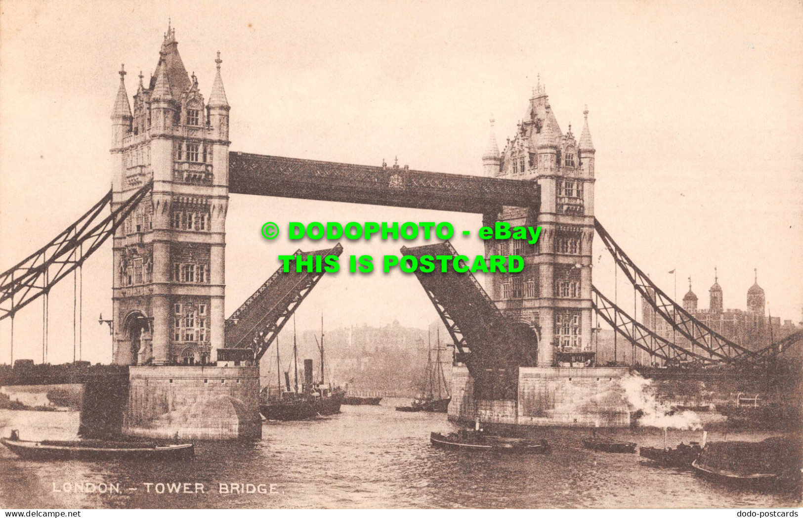 R555094 London. Tower Bridge. London Stereoscopic Companys LESCO Series - Other & Unclassified