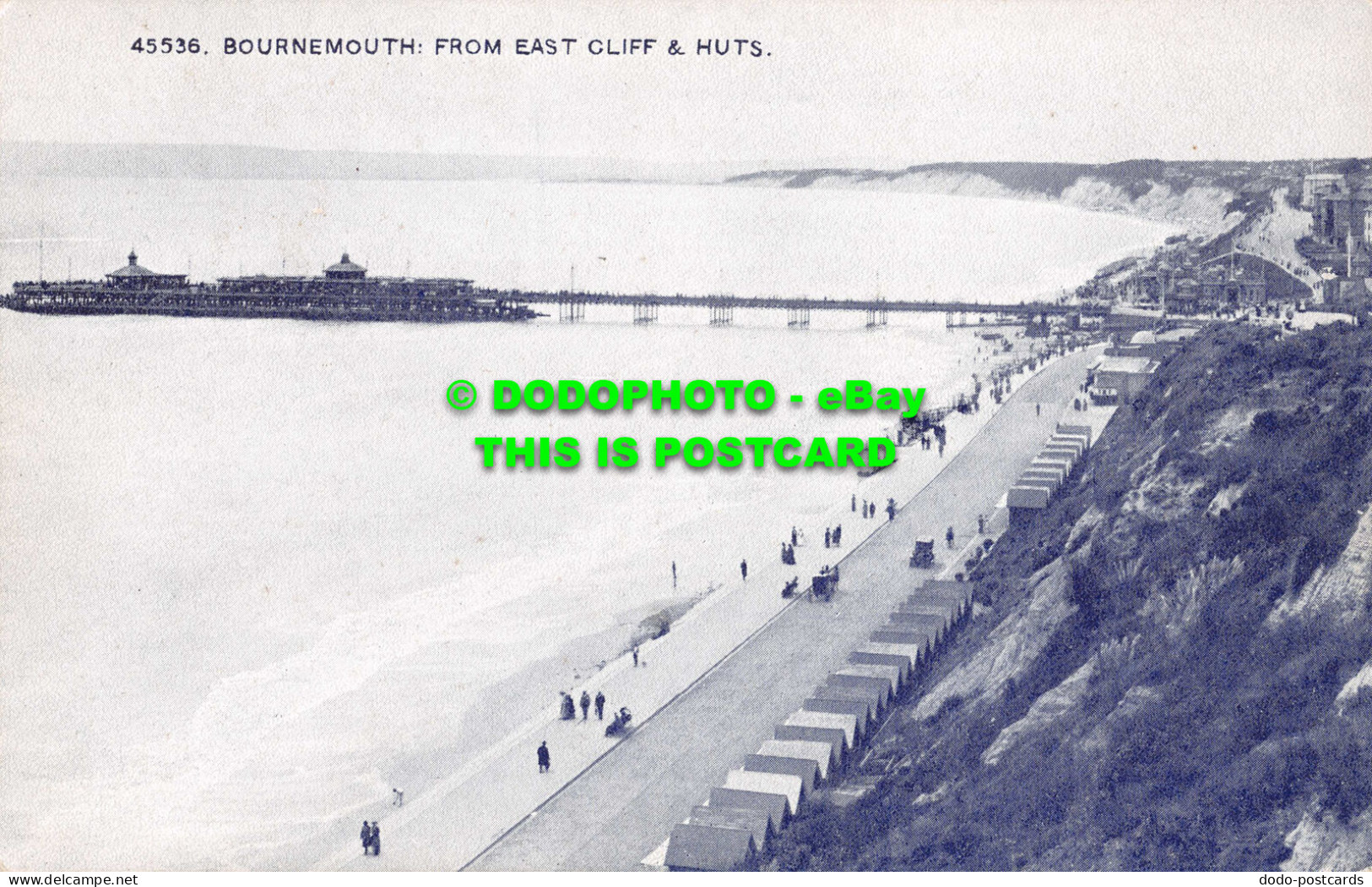 R555264 45536. Bournemouth. From East Cliff And Huts. Wedgwood Series. Photochro - Monde